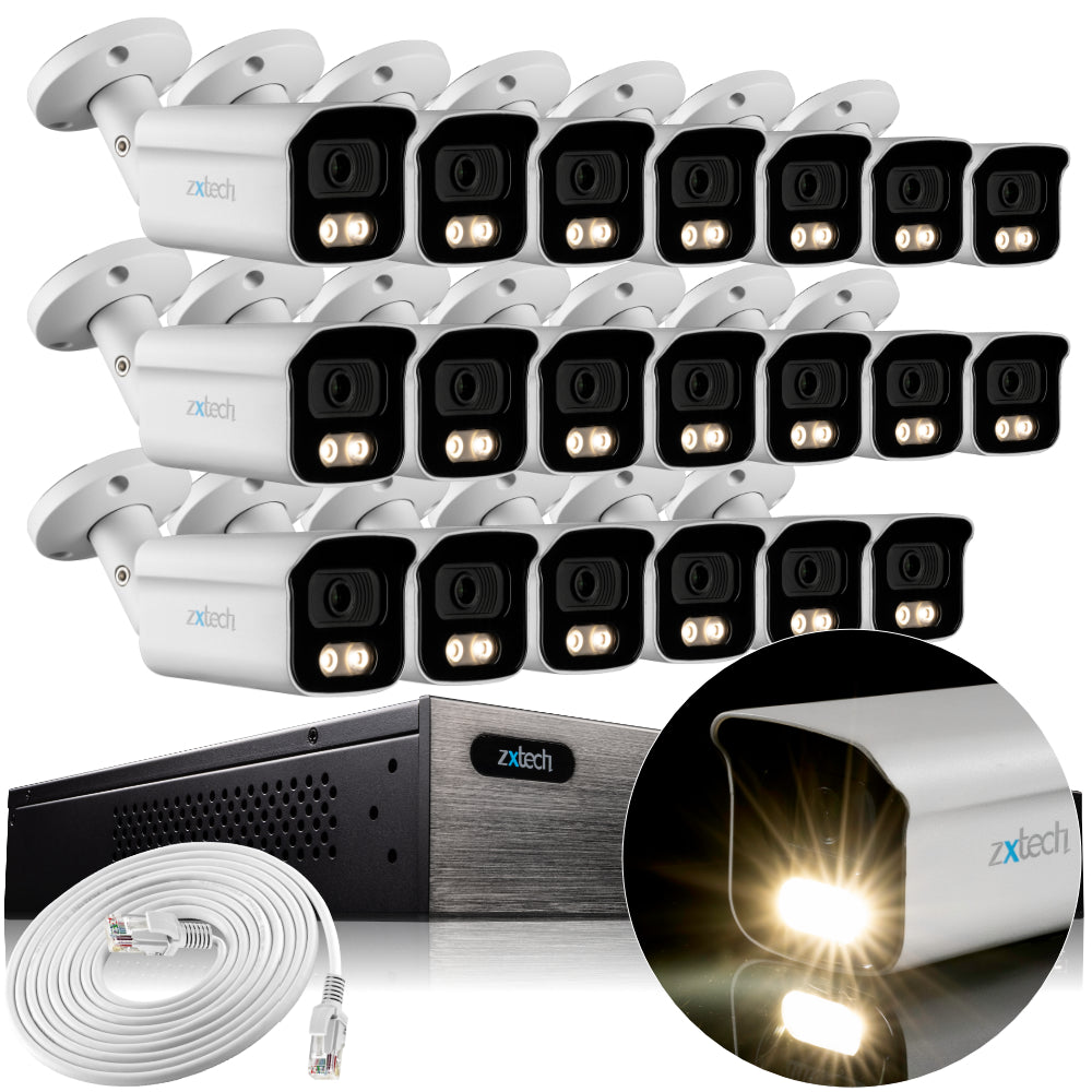 Zxtech BabyBullet AI 4K/8MP/5MP Built-in Mic PoE IP Security Camera