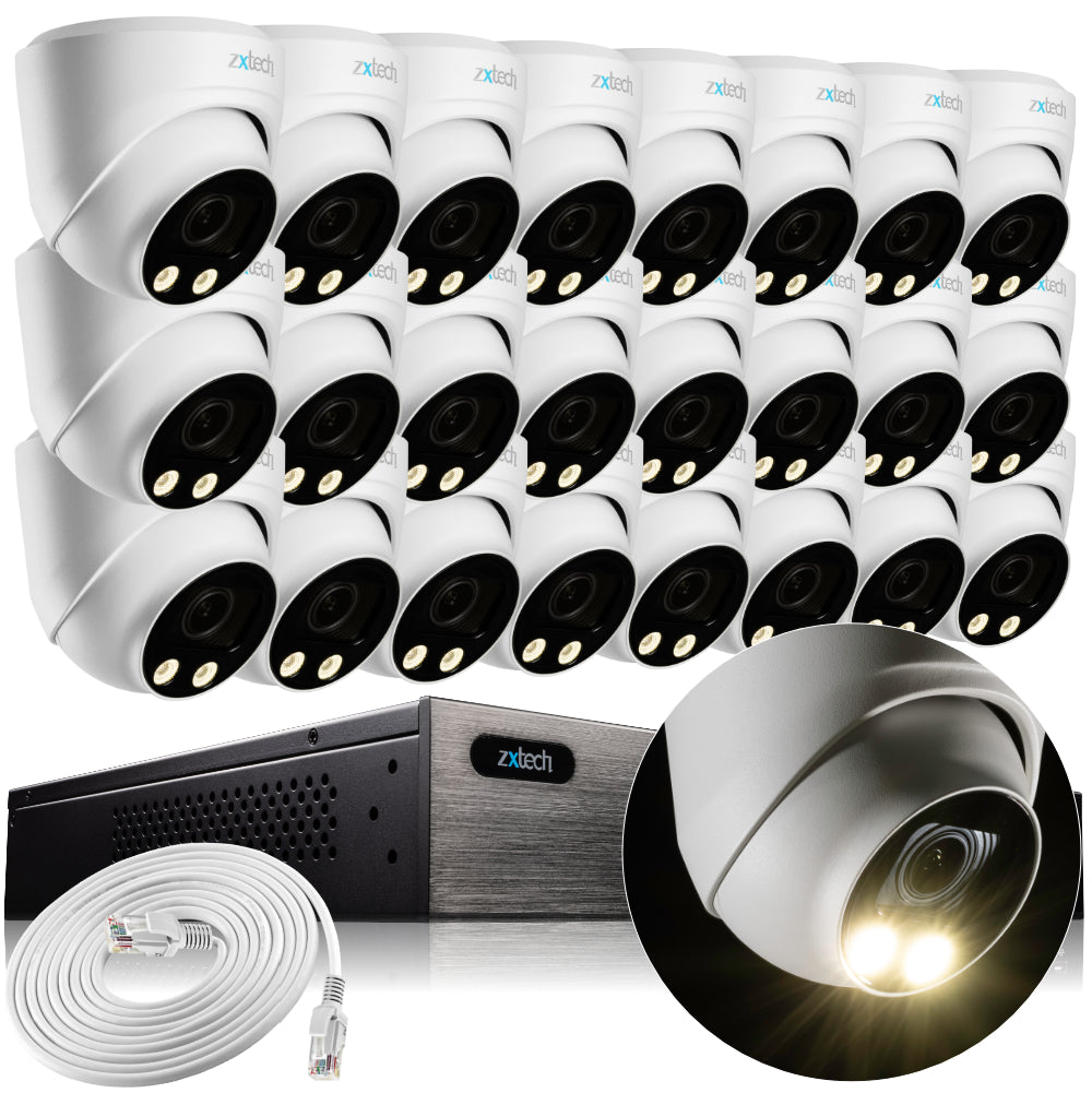 Zxtech Atlas AI 4K/8MP/5MP Auto Zoom Audio PoE IP Security Camera